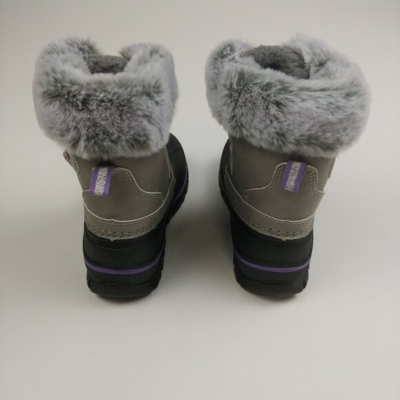 Joe Fresh Faux-Fur Winter Boots size 8 - Picture 3 of 11